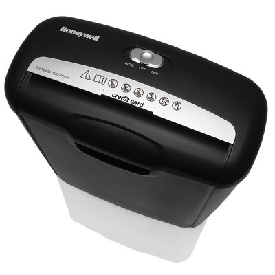 Honeywell 60 Sheet Self-feed Micro-cut Paper Shredder For Home Use Black :  Target