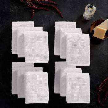 8pk Antimicrobial Washcloth Set Black - Room Essentials™ : Target