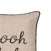 C&F Home 20" x 20" French "Ooh La La" Eiffel Tower Paris Embroidered Accent Throw Pillow - 2 of 4