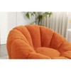 PAGED Modern Bean Bag Chair with Ottoman, Cozy Lazy Sofa Chair with Ergonomic Backrest and Armrests, Reading Chair for Living Room - 3 of 4