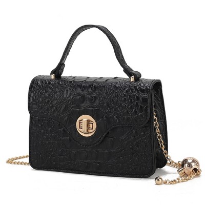MKF Collection Mae Women's Vegan Leather Mini Crossbody Functional Handbag by Mia K