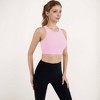 Anna-Kaci Active Women's Sports Bra with Double Strap Detail and Wide Hem Band for Medium Support - 3 of 4