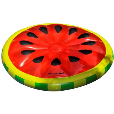 Red and Green Inflatable Watermelon Slice Pool Lounger