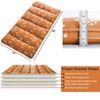Nasitip Twin Japanese Floor Mattress, Foldable Thick Futon Mattress, Roll Up Tatami Mat, Portable Camping Sleeping Mat, Orange - 3 of 4