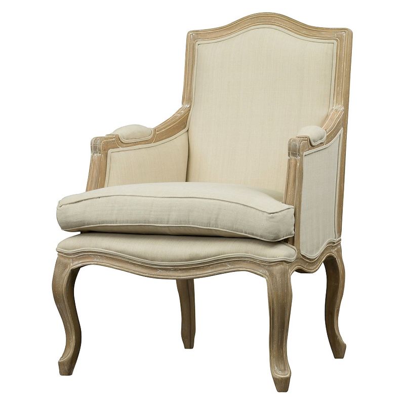 Upholstered Chair Buff Beige - Baxton Studio, 1 of 7