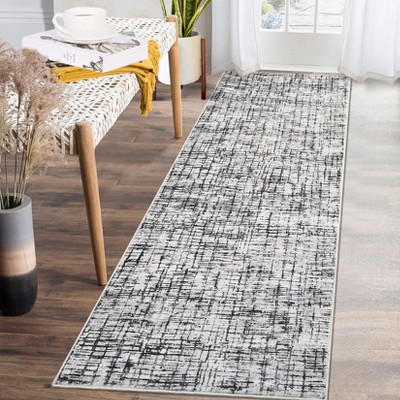 Modern Abstract Area Rugs Non-Slip Non-Shedding Soft Accent Rugs for Living Room Bedroom