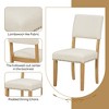 Whisen 5-Piece Round Dining Set with 4 Upholstered Chairs - 3 of 4