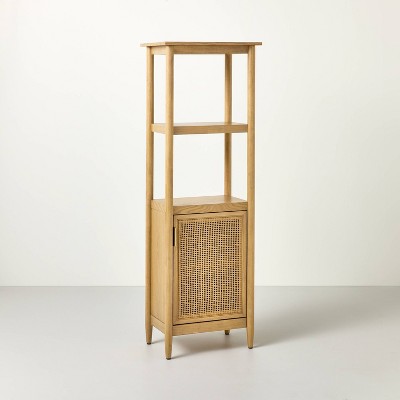 Wood & Cane Bathroom Storage Cabinet - Hearth & Hand™ with Magnolia
