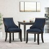 NicBex Retro Upholstered Dining Chairs with Curved Legs,Modern Mid-Century Style Accent Chairs for Dining Room,Set of 2 - 4 of 4
