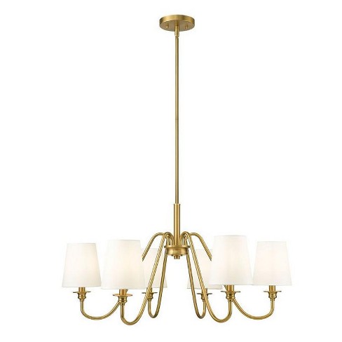 Z-Lite Gianna 6 - Light Chandelier in  Modern Gold - image 1 of 4