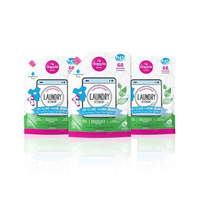 Dapple 3pk Fragrance Free Laundry Detergent - 34oz
