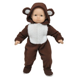 The Queen's Treasures 15 Inch Baby Doll Bear Sleeper Clothes Fits Bitty Baby - 1 of 4