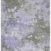 Lavender And Taupe Abstract Washable Indoor Outdoor Area Rug - 4 of 4