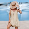Women's Boho Chic Crochet Trim Beach Cover-Up Dress - Cupshe - 2 of 4