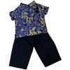Doll Clothes Superstore Handmade Brocade Dragon Print Top With Pants Fits 18 Inch Girl Dolls - 4 of 4