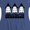 Girls' - Instant Message - Ghosts Dont Do Homework Fit & Flair Cap Sleeve Graphic Dress - 2 of 4