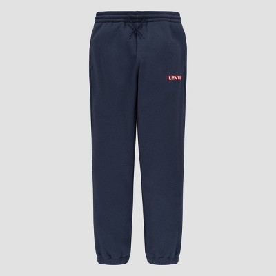 Hanes Kids' Eco Smart Fleece Non-pocket Sweatpants - Navy Blue Xl