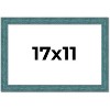PosterPalooza | Simple Blue Picture Frame - UV Acrylic, Backing Board, Hanging Hardware Included - 2 of 4