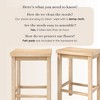 Stool Counter Height, (24in) - 2 pack - 4 of 4