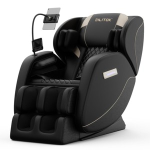Full-Body Massage Chair With 6 Fixed Rollers, Massage Chair 0 Gravity With 5 Preset Modes Can Choose, Retractable Footrest Chair-Cuddlewood - 1 of 4