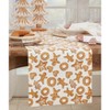 Saro Lifestyle Gingerbread Design Table Runner, Brown, 14" x 72" - 3 of 3