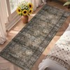 Garvee Area Rug Washable Vintage Medallion Print Rugs for Living Room Bedroom Soft Low Pile Non-Slip Carpet - 2 of 4