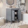 Tramull Bathroom Vanity with Top Sink, Modern Storage Cabinet, Single Sink Design with 3-Hole Basin for Faucets - 4 of 4