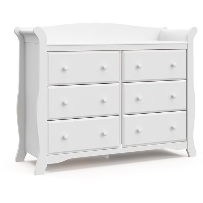 Storkcraft Avalon 6 Drawer Dresser - White