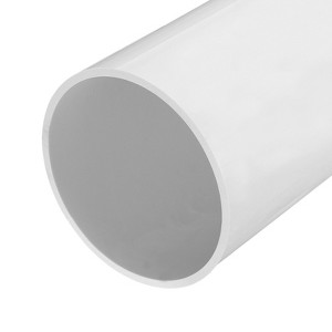 Unique Bargains PVC Water Plumb Crafts Cable Sleeve Rigid Round Pipes 14" Length - 1 of 4