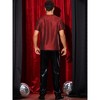 Lars Amadeus Men's Round Neck Short Sleeve Metallic Party Sparkly T-Shirts - 3 of 4