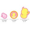 Big Dot of Happiness Pink Ducky Duck - DIY Shaped Girl Baby Shower or Birthday Party Cut-Outs - 24 Count - 2 of 4