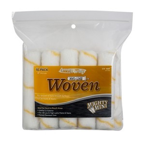 ArroWorthy Pro-Line Woven 6.5 in. W X 3/8 in. Mini Paint Roller Cover 10 pk - 1 of 1