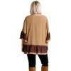 Women's Spotted Bell Sleeve Frayed Top - umgee - 4 of 4