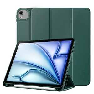 Vena For Apple iPad Air 13 Inch Case with Pencil Holder, iPad Air M3 13 Inch Case, Trifold Stand, iPad Pro 12.9" Case (2022/2021/2020/2018), Green - 1 of 2