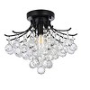 Elegant Lighting Toureg 16 inch black flush mount - 3 of 4