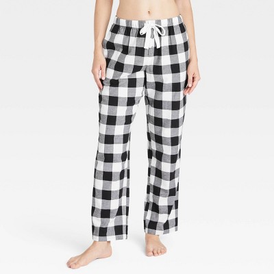 flannel pajama joggers womens