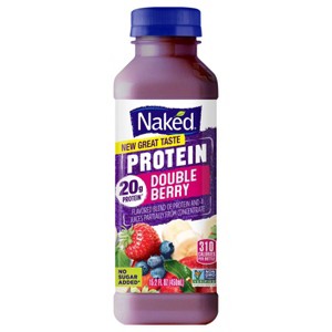 Naked Protein Double Berry Protein Zone Juice Smoothie  -15.2 fl oz - 1 of 4