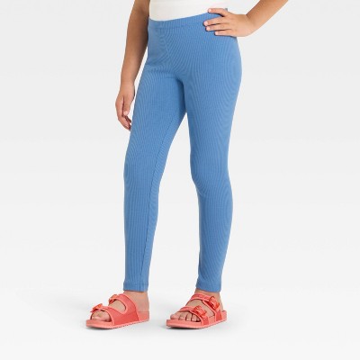 Girls' Solid Ribbed Leggings - Cat & Jack™
