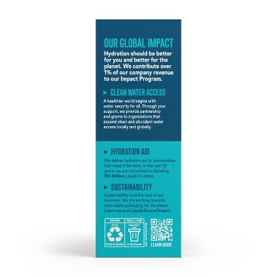 Liquid I.V. Hydration Multiplier Powder Electrolyte Drink Mix - Popsicle Firecracker - 0.56oz/12ct