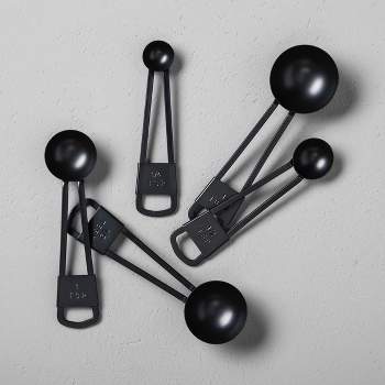 Premium Black Measuring Cups & Spoons Set - 2LB Depot – RoomDividersNow