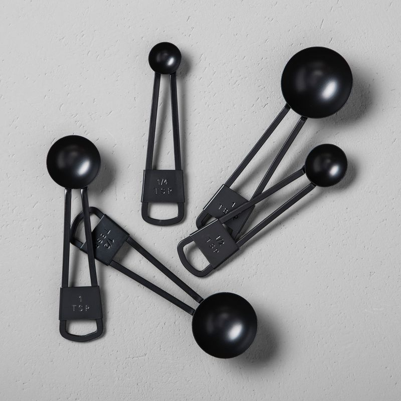 5pc Measuring Spoon Set Matte Black - Hearth &#38; Hand&#8482; with Magnolia, 1 of 13