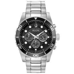 Bulova Men's Classic Sport 6 Hand Chronograph Quartz Watch, Luminous, 43mm - 1 of 4