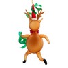 Italian Ornaments 6.5 Inch Bingle (Prancer's Cousin) Party Hat Reindeer Tree Ornaments - 3 of 4