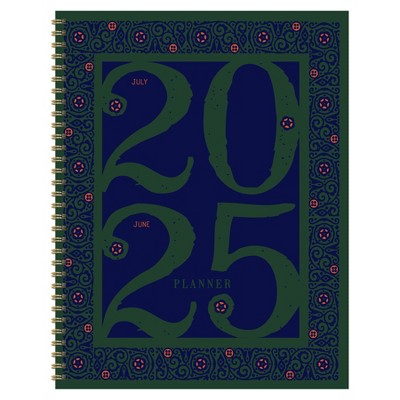 TF Publishing 2025 Weekly/Monthly Planner 11"x9" Renaissance Year: Teacher & Student Calendar, Spiral Binding, All Ages