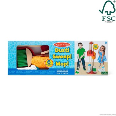 Melissa &#38; Doug Let&#39;s Play House! Dust, Sweep &#38; Mop 6pc Set_8