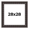 PosterPalooza | Square 3.5" Wide Ornate Black Frame - UV Acrylic, Foam Board Backing, Hanging Hardware - 2 of 4