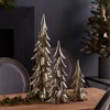 Gold Shimmer Tabletop Holiday Tree (Set of 3) - 3 of 3