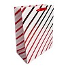 Large Portrait Diagonal Striped Gift Bag - Bullseye's Playground™ - 2 of 3