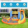 Kids Inflatable Water Slide 5-in-1 Bounce House Water Park Jumping Castle with Water Pool, Slide, Climbing Walls, & 2 Water Cannons, 450W Air Blower - image 4 of 4