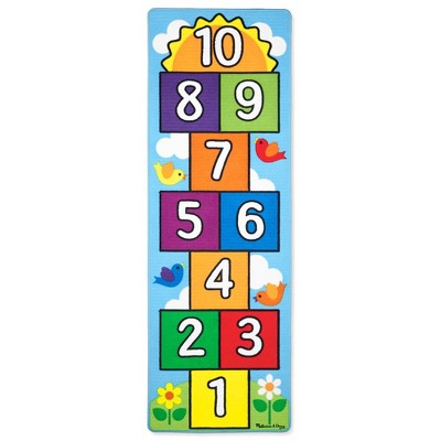 Melissa & Doug Hop & Ct Hopscotch Rug